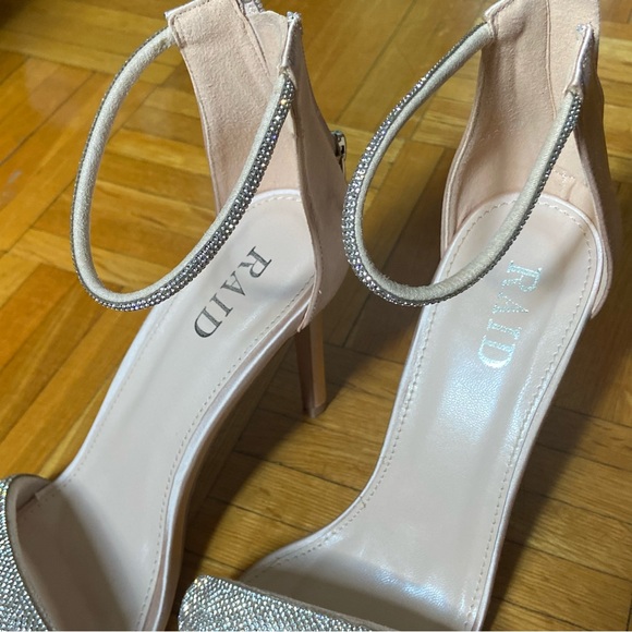 RAID Strap Heels in Nude Blush Color Size 38 - Picture 4 of 7